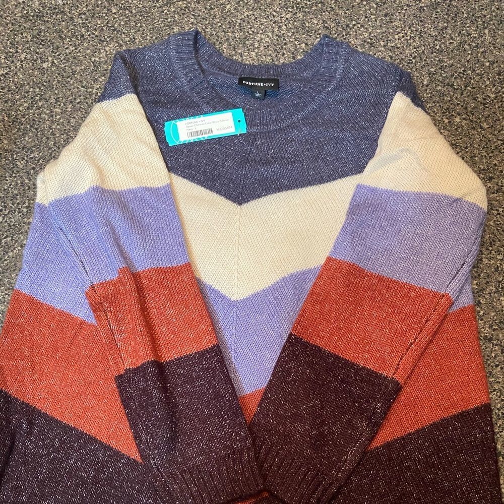 New chevron sweater